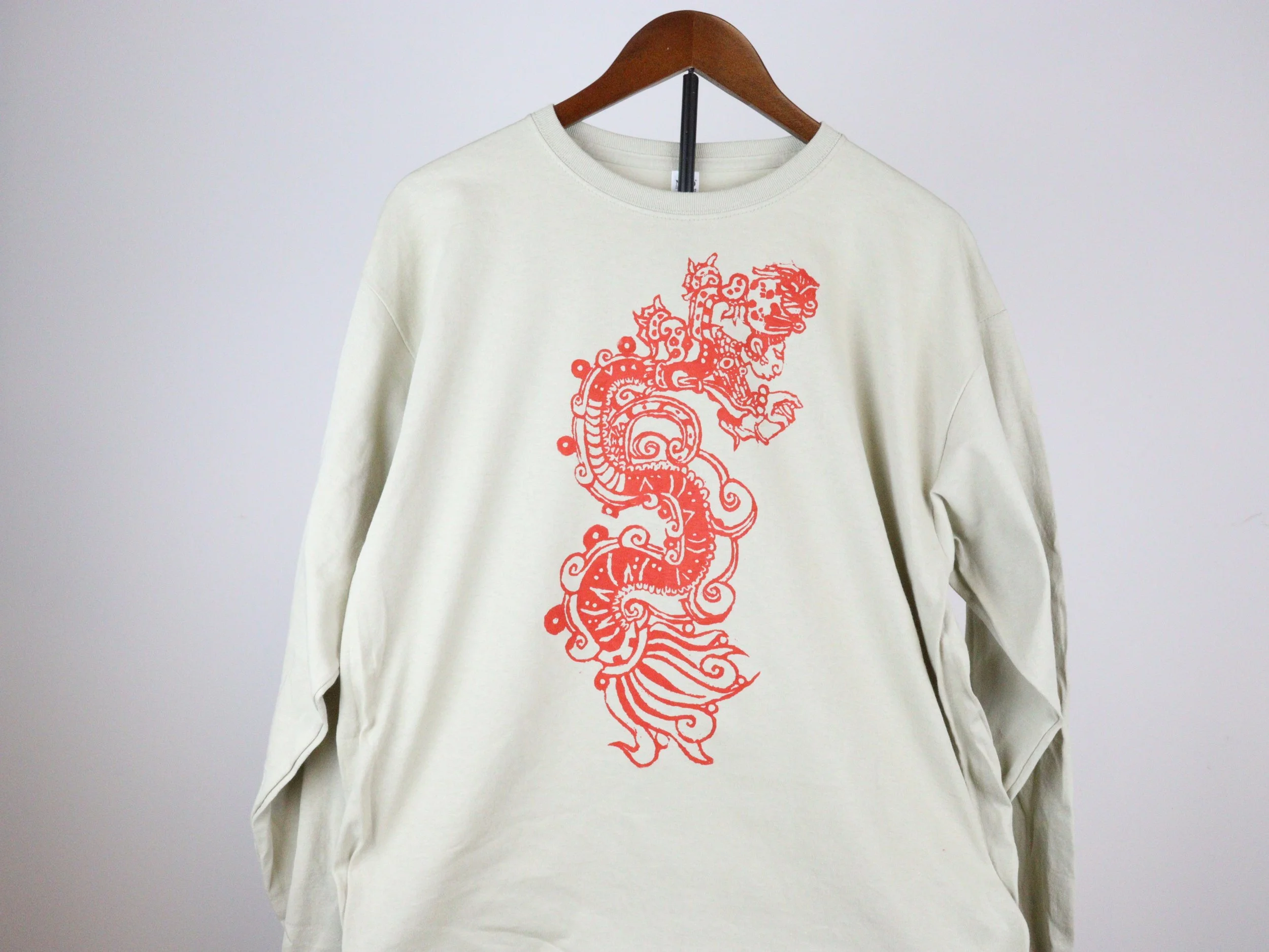 Mayan Graffiti Vision Lord Long sleeve Unisex YOUTH T-shirt - Custom Original by TSEL