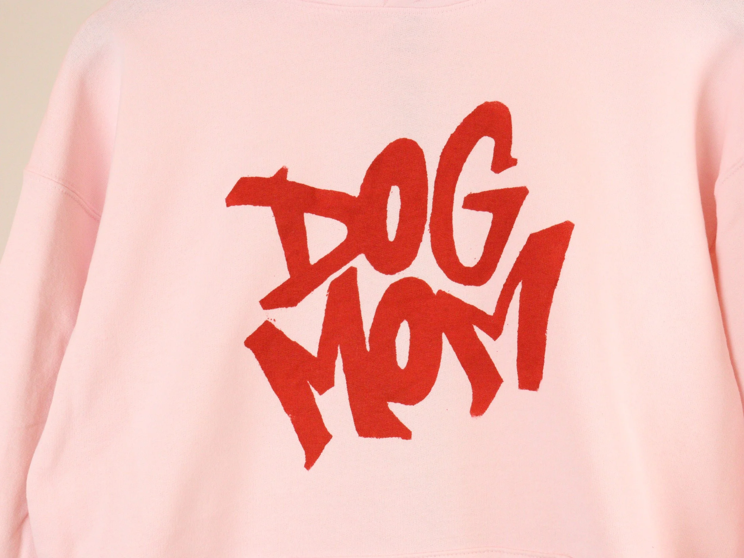 Dog Mom Hoodie Closeup.JPG