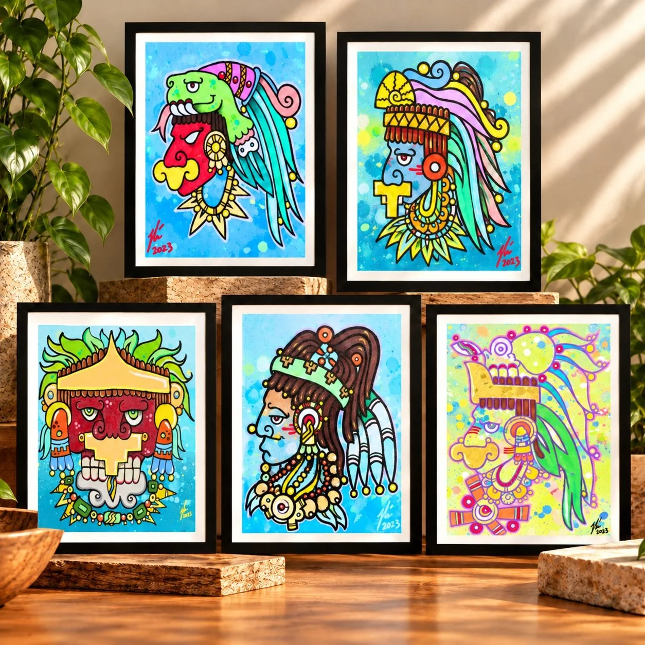 Emperors, Lords & Goddesses Art Prints - Original Designs by Tselone