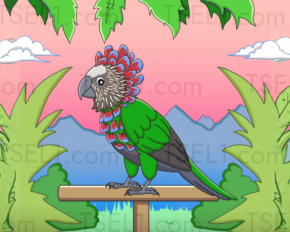 Hawk-headed Parrot 10x8.png