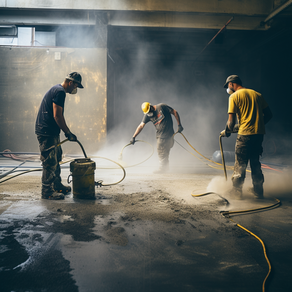 moisty5234_a_small_crew_cleaning_up_concrete_dust_6278afed-861d-45c2-a653-4a58ce9541d8.png