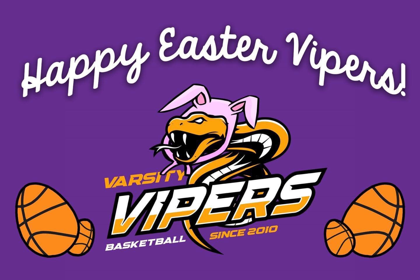 🏀🐣 HAPPY EASTER 🐰🏀

From all of us here at the Varsity Vipers we wish you a happy and safe Easter holiday with your friends and family!