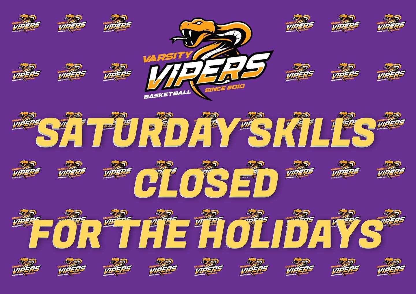 As the Easter Break is upon us our coaches will be taking a well earned break! Our Saturday Skills session will return on Saturday April 20! 

Have a happy and safe school holiday break!