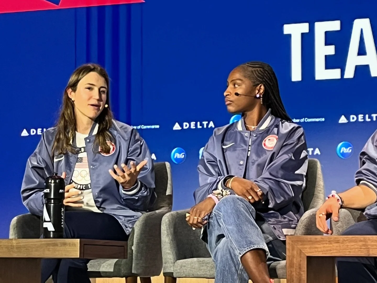 I had fun speaking on a panel at the U.S Chamber of Commerce about the intersection of Business and Sports. Combining my two interests with Team USA! πΊπΈ π©‍πΌ π΄‍βοΈ