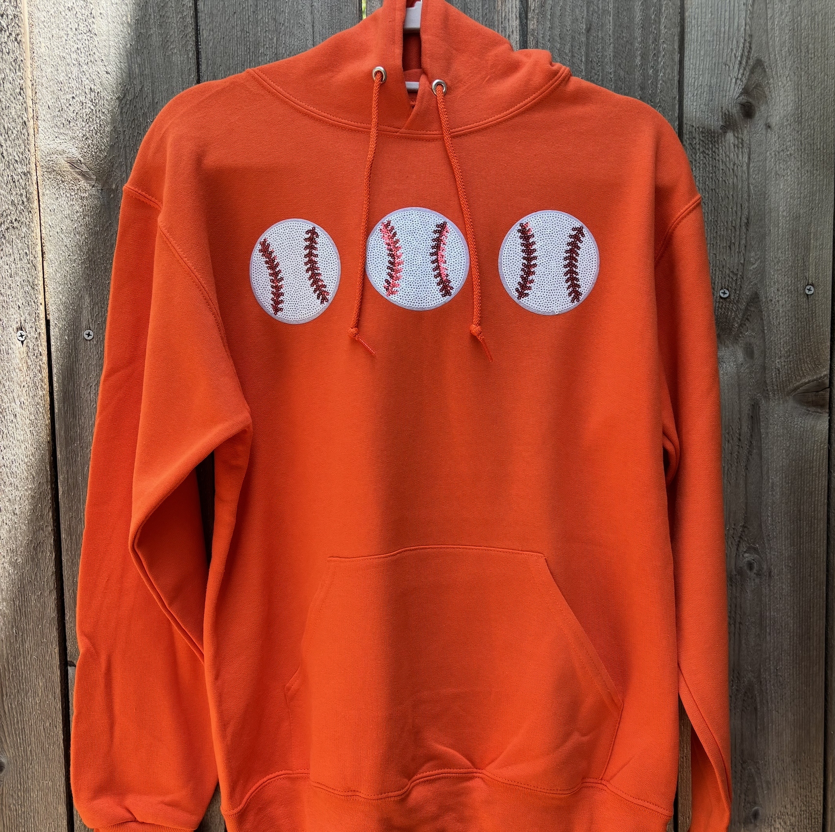 Sparkle Baseball Hoodie