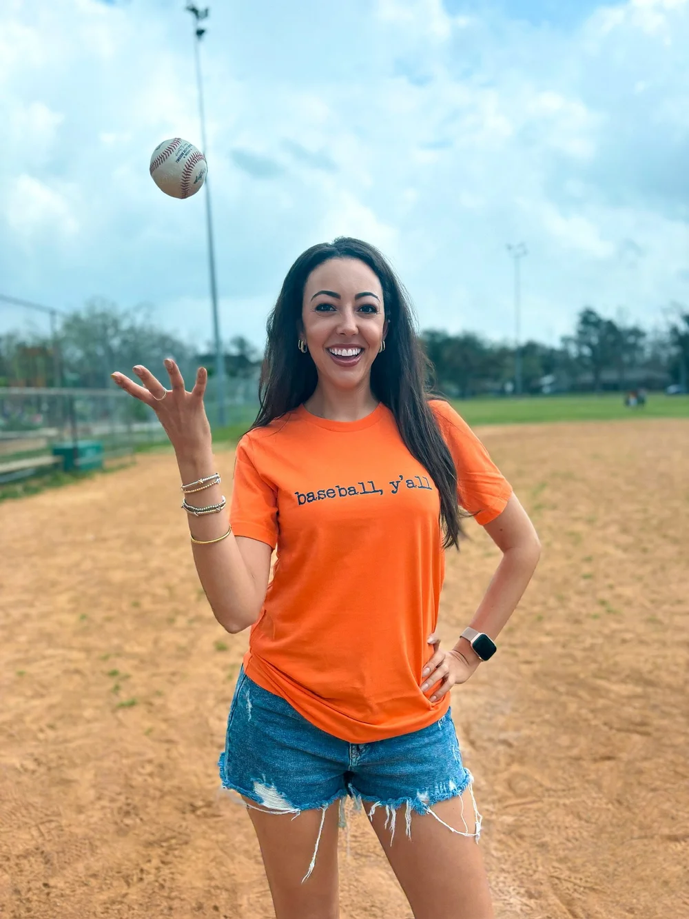 Baseball, Y'all Jersey Tee — Julia Morales