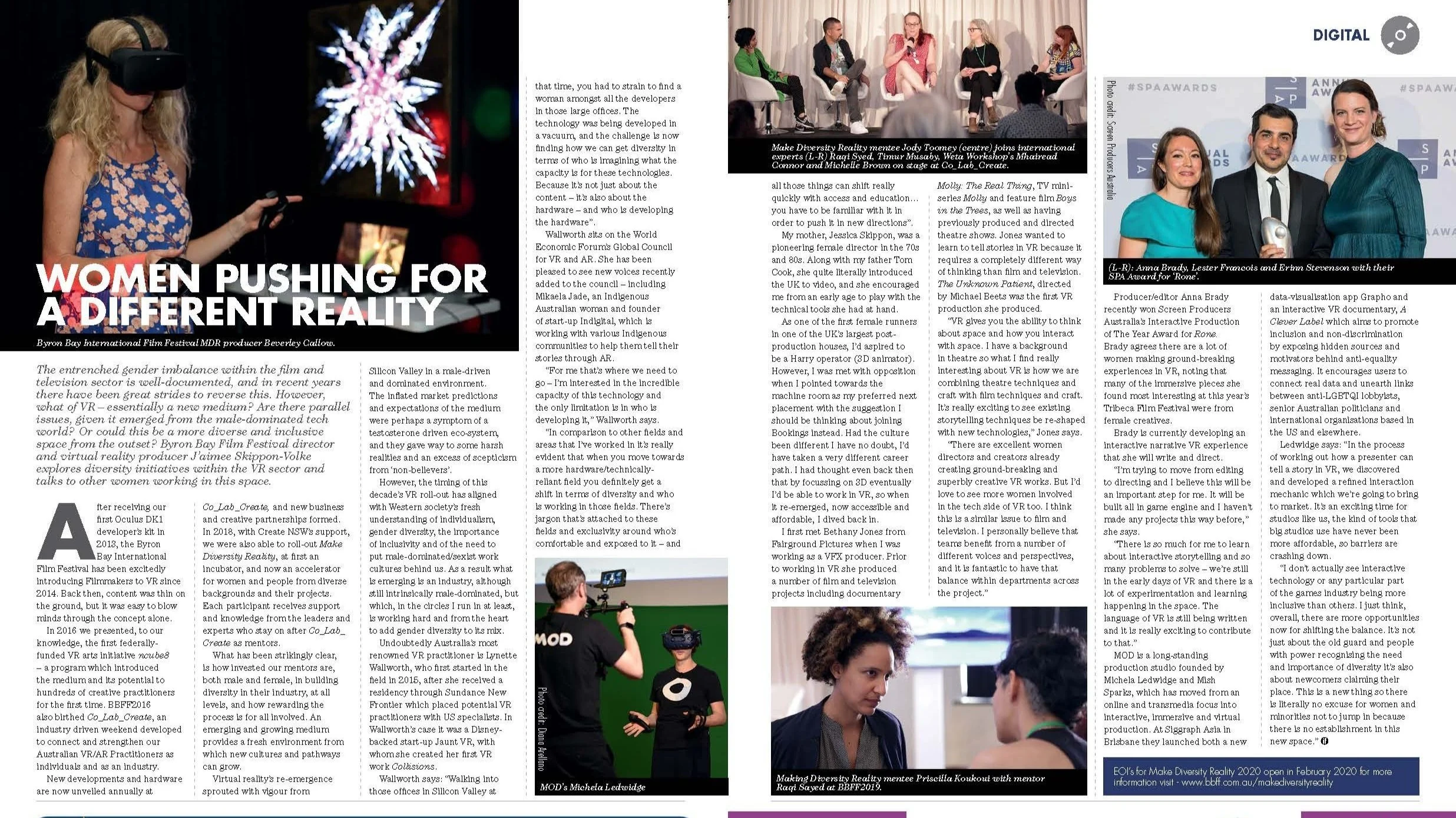 Women Pushing for a Different Reality