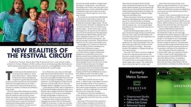 New Realities of the Festival Circuit