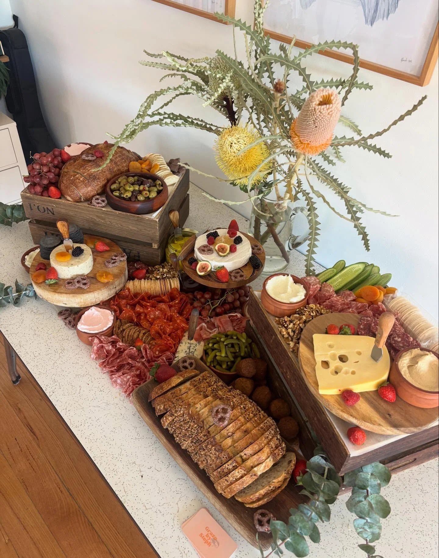 1 metre complimented by the prettiest Australian natives 🪴🪴🪴