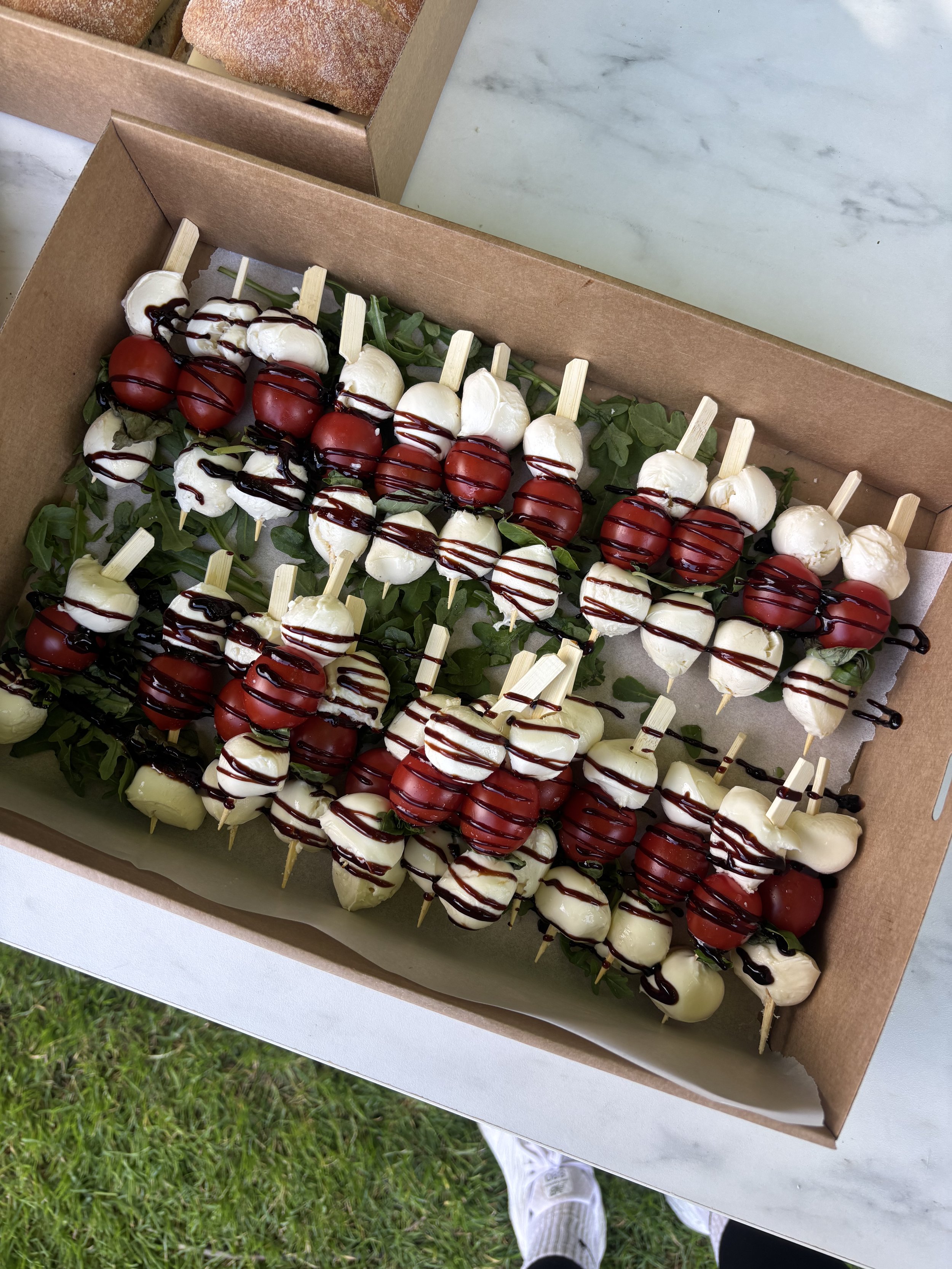 Caprese skewers