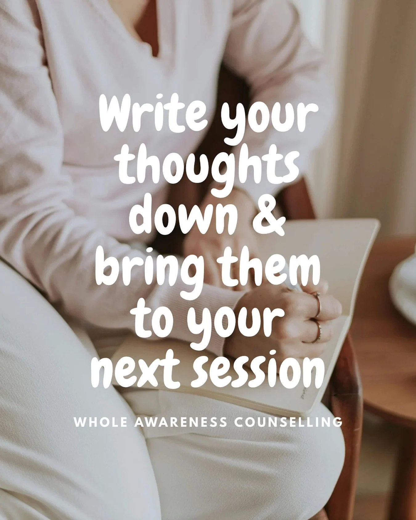 Taking some loose notes during the week and bringing them to your session might be a supportive tool which I really welcome if this helps you. 

It can help with focus and remembering important points that feel necessary to share and can possibly dec