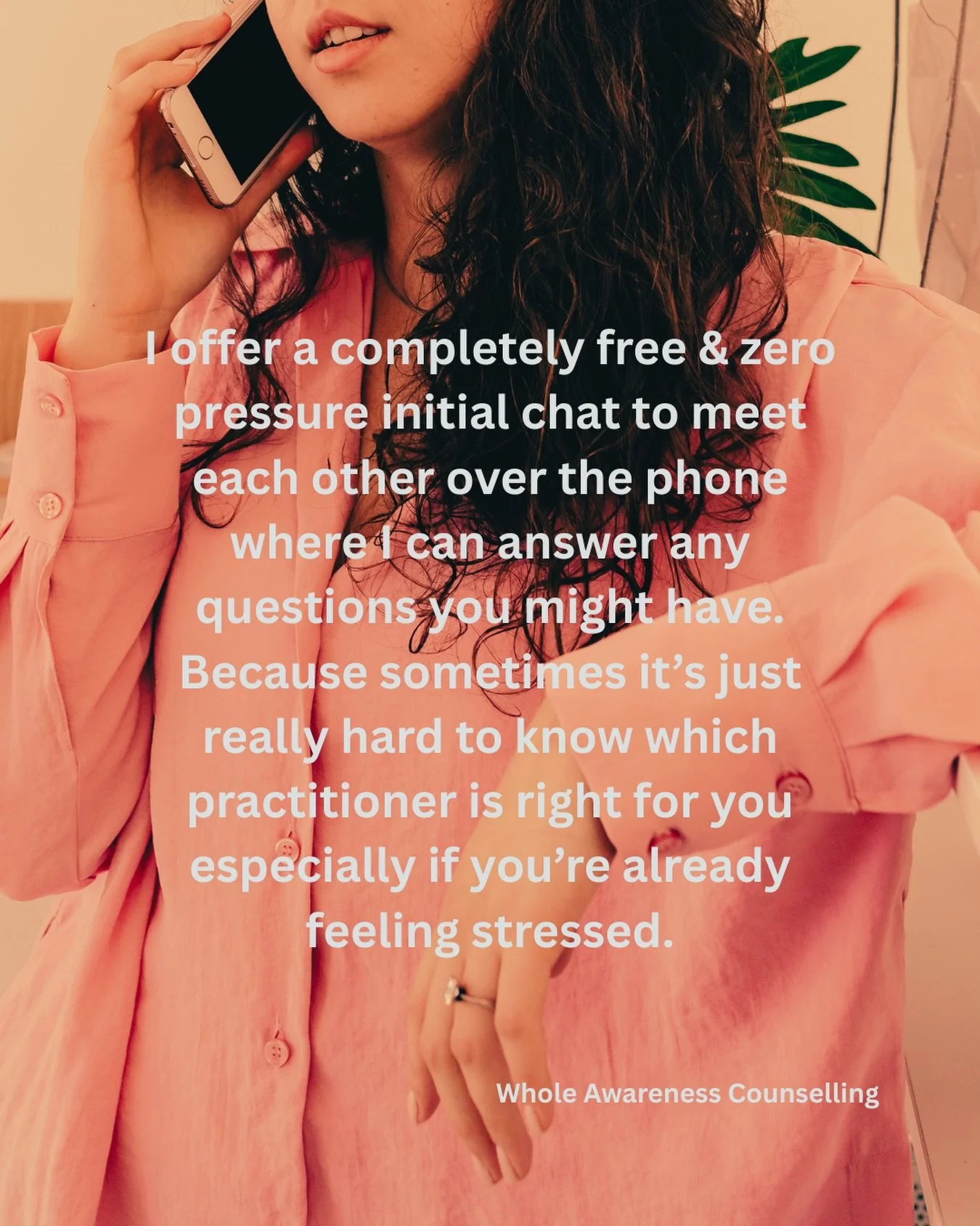 Give me a call or send me an email and we can set up a time to have an initial 10min chat to figure out if what I offer could be the right fit.

And if the fit feels right we can book you in for a session pretty soon after. In-person or online.

And 