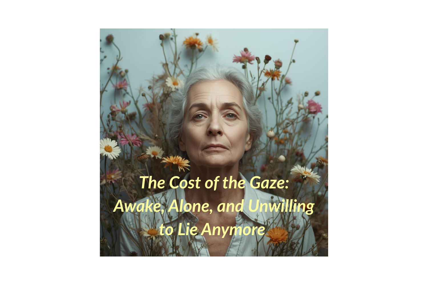 The Cost of Gaze:  Awake, Alone, and Unwilling to Lie Anymore