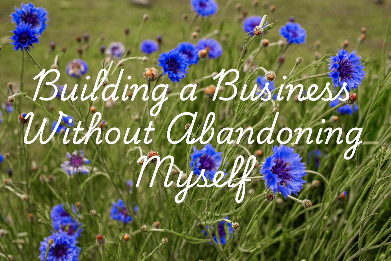 Building A Business Without Abandoning Myself