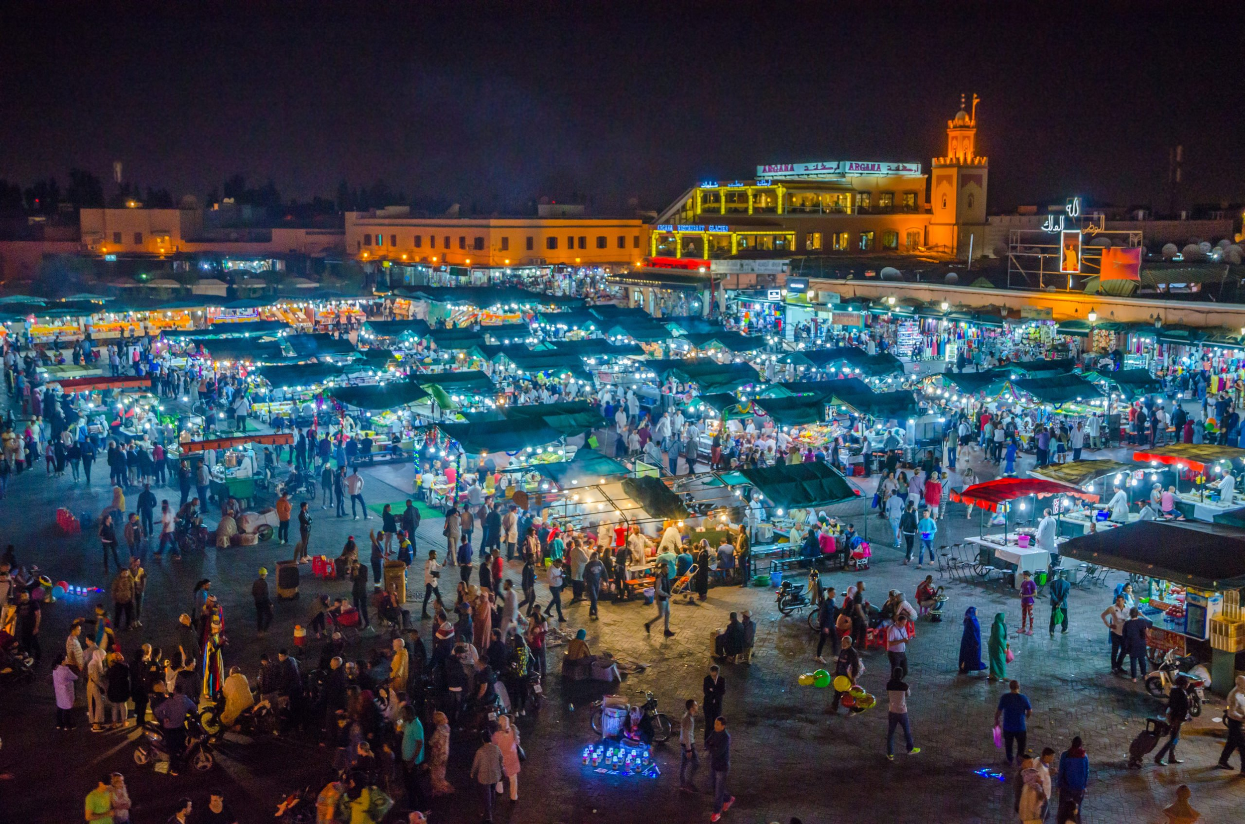 Jma El Fna At Night Marrakech Medina.png