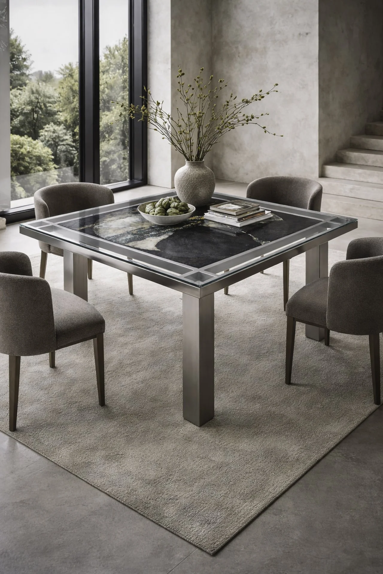 Sculptural Table Handmade by KalaRara Roma