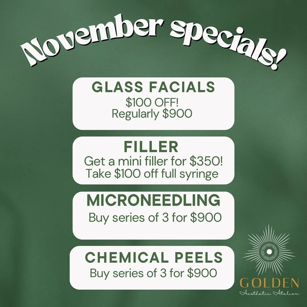 It&rsquo;s November! You know what that means! New monthly specials, and huge savings! We selected our favorite services to help get you ready for the holidays! Schedule online by clicking the link in our bio! ✨