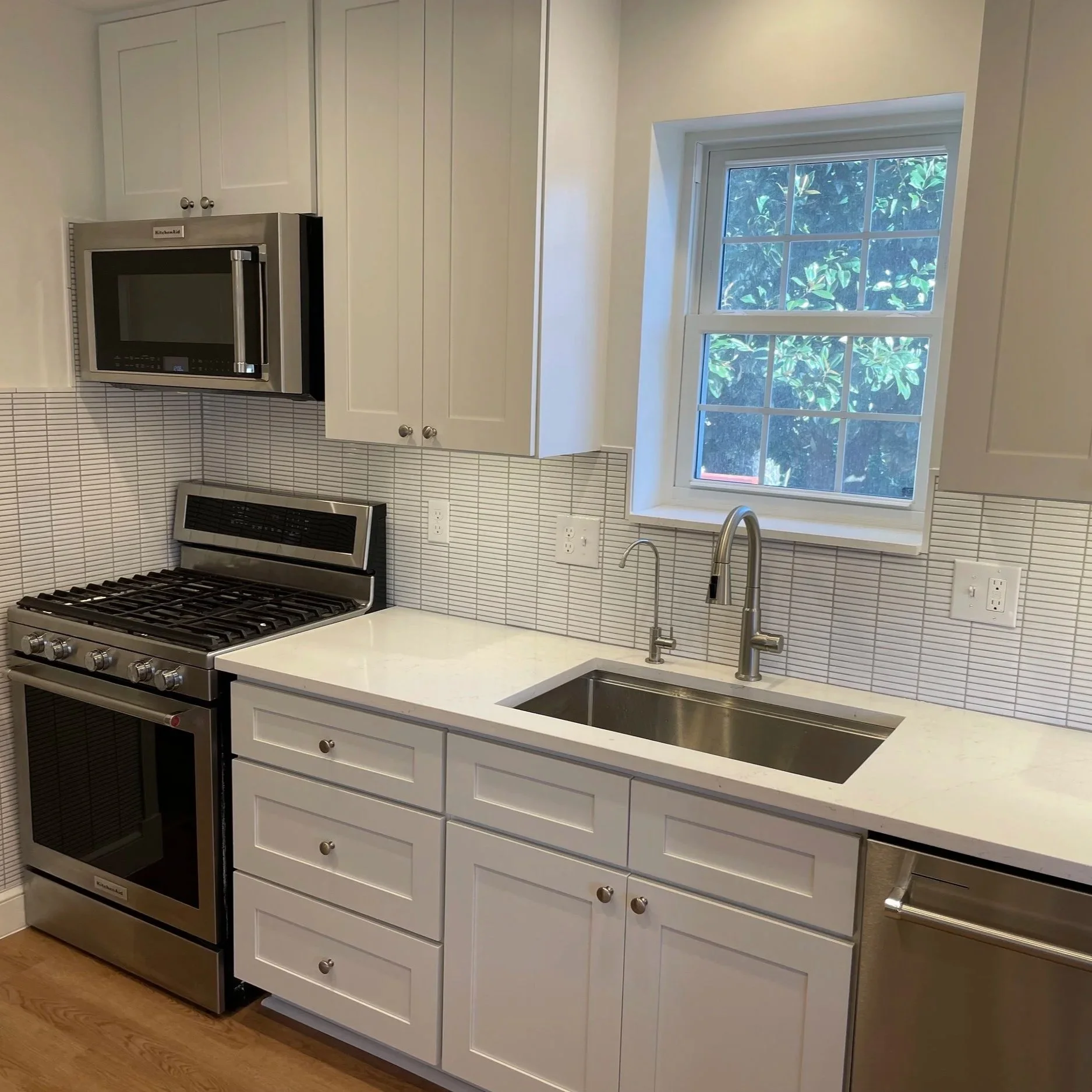Lighter, MSI quartz countertops