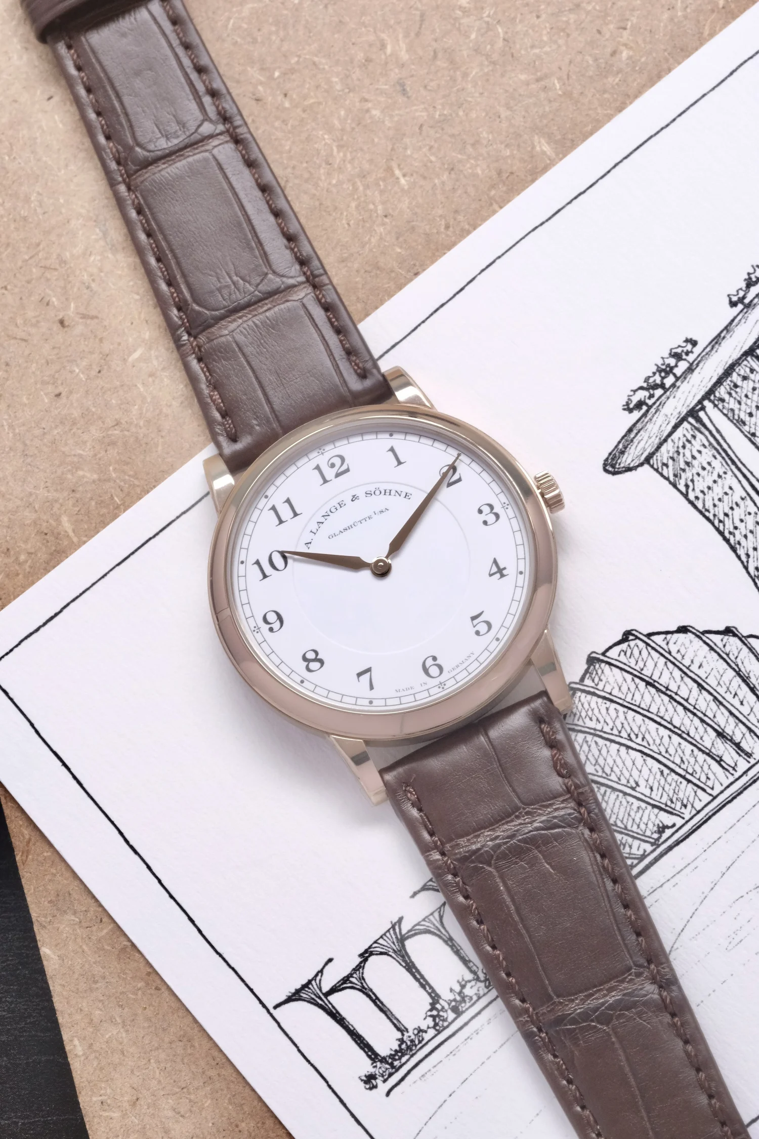 A. Lange & Sohne 239.050 1815 Thin Honey Gold 