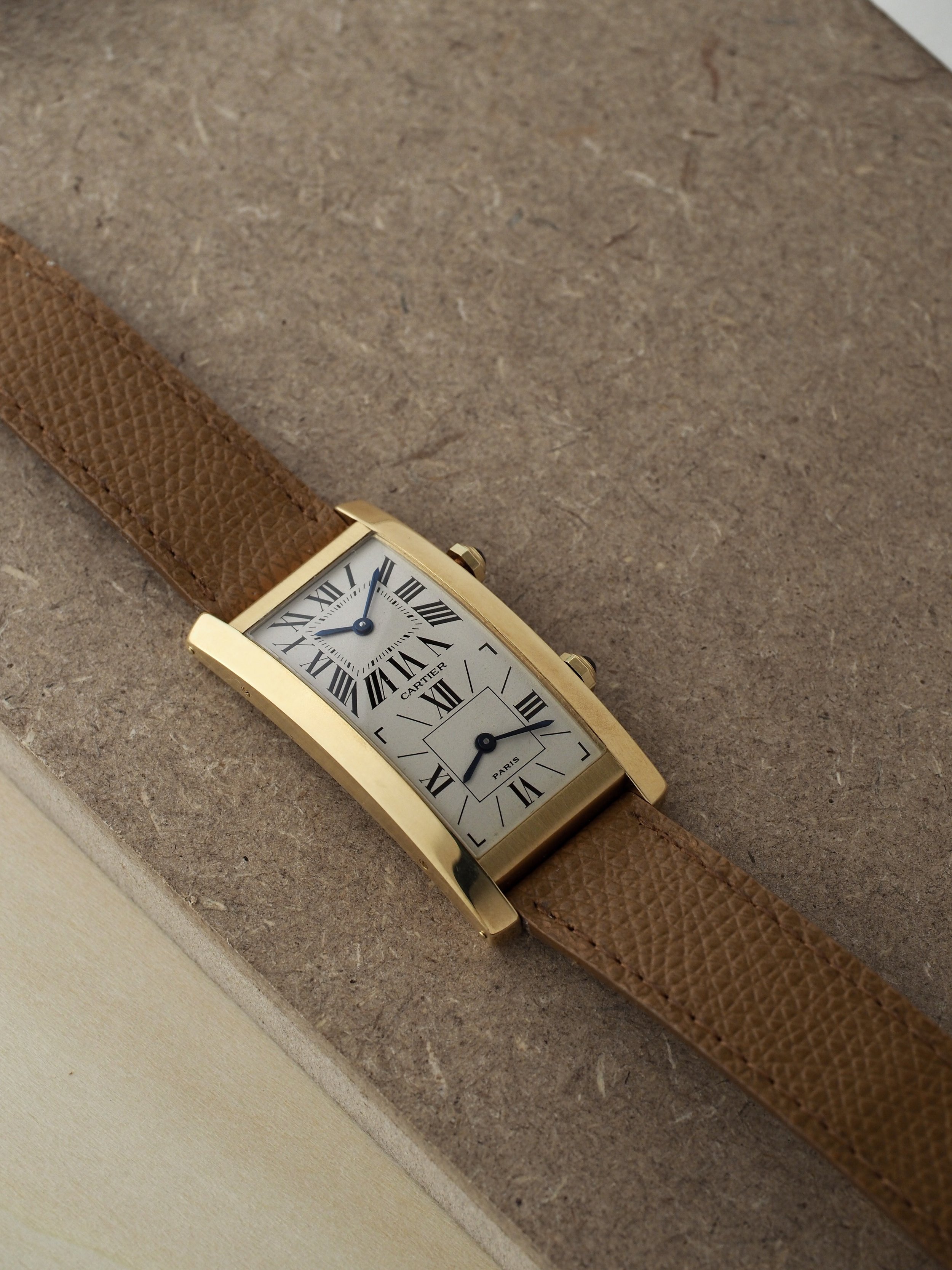 Cartier Tank Cintrée Dual Time