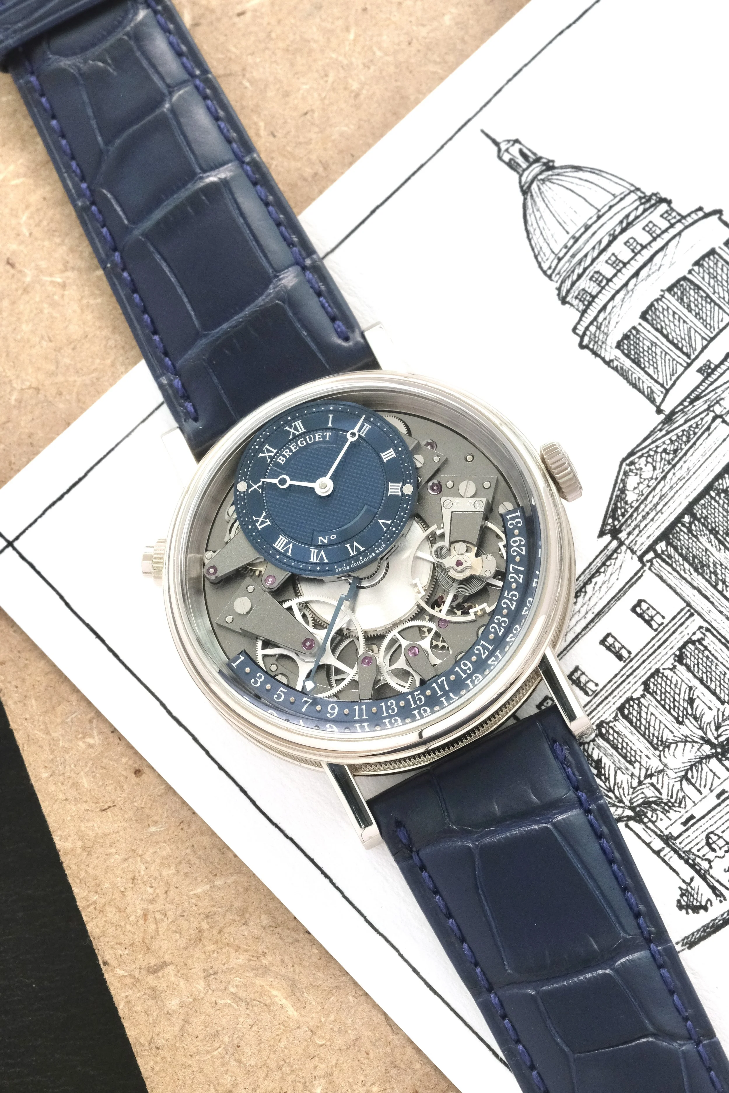 Breguet 7597BB Tradition Retrograde Date