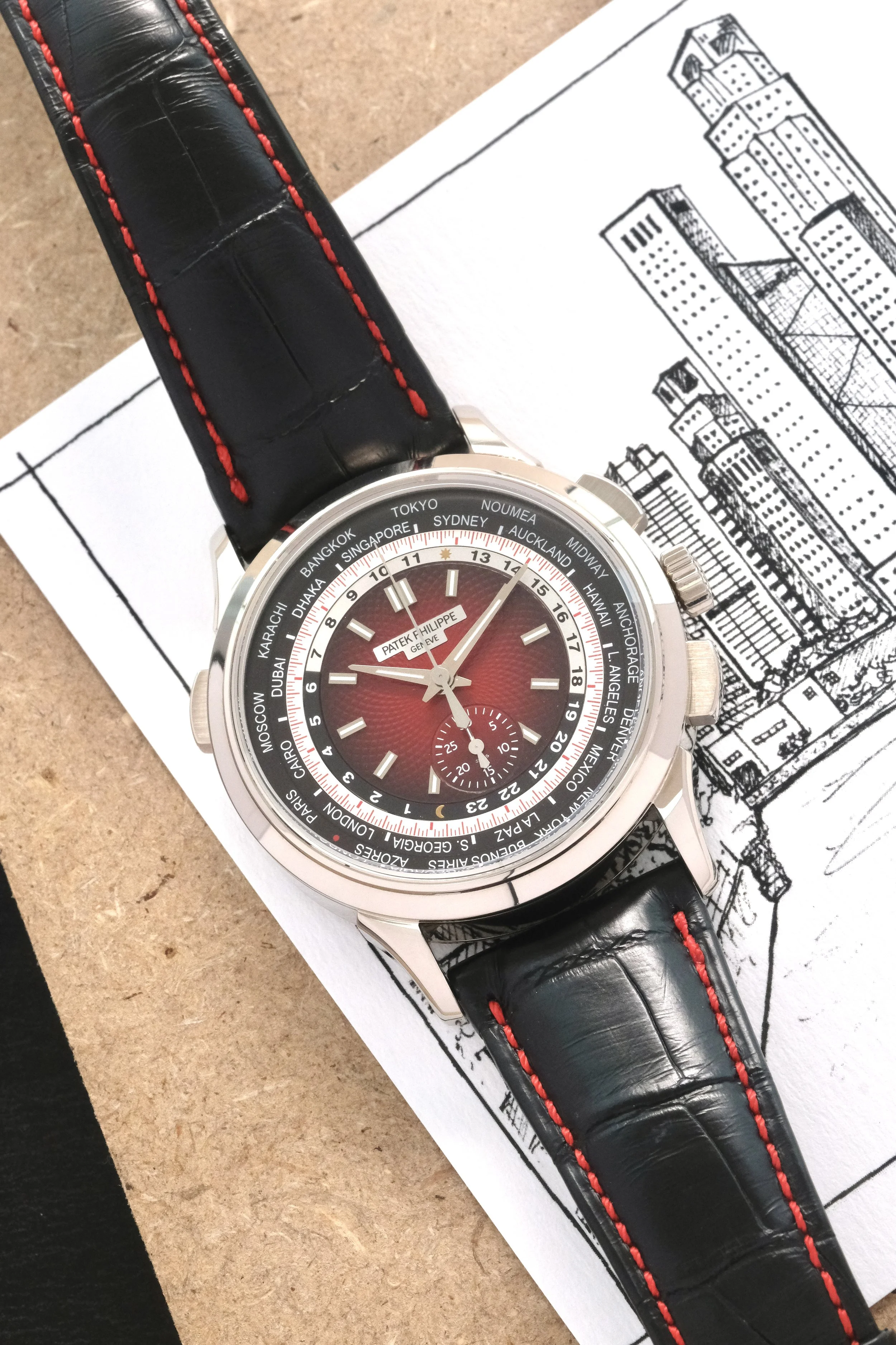 Patek Philippe 5930G World Time Chronograph "Singapore 2019"