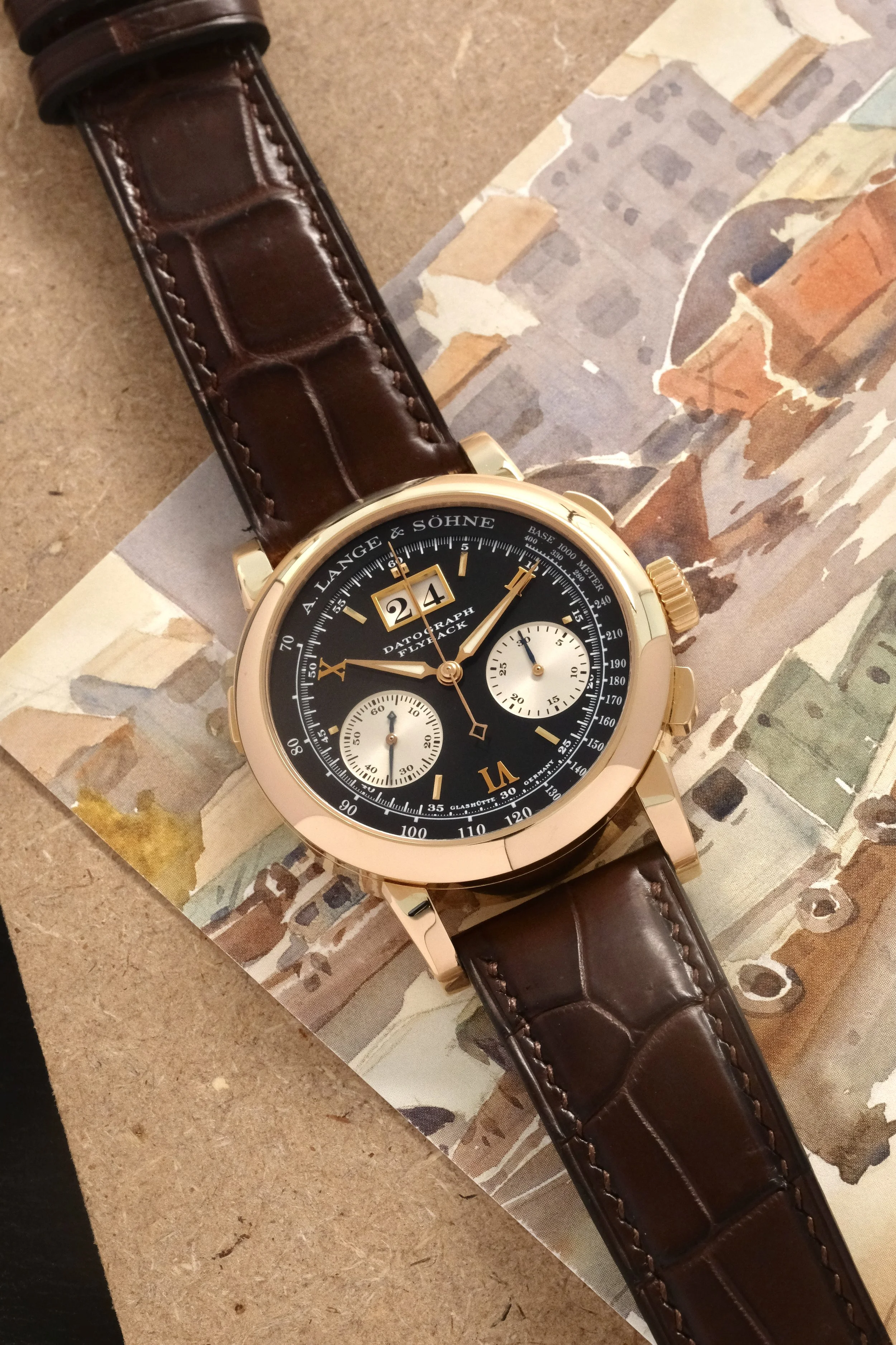 A. Lange & Sohne 403.031 Datograph Flyback RG