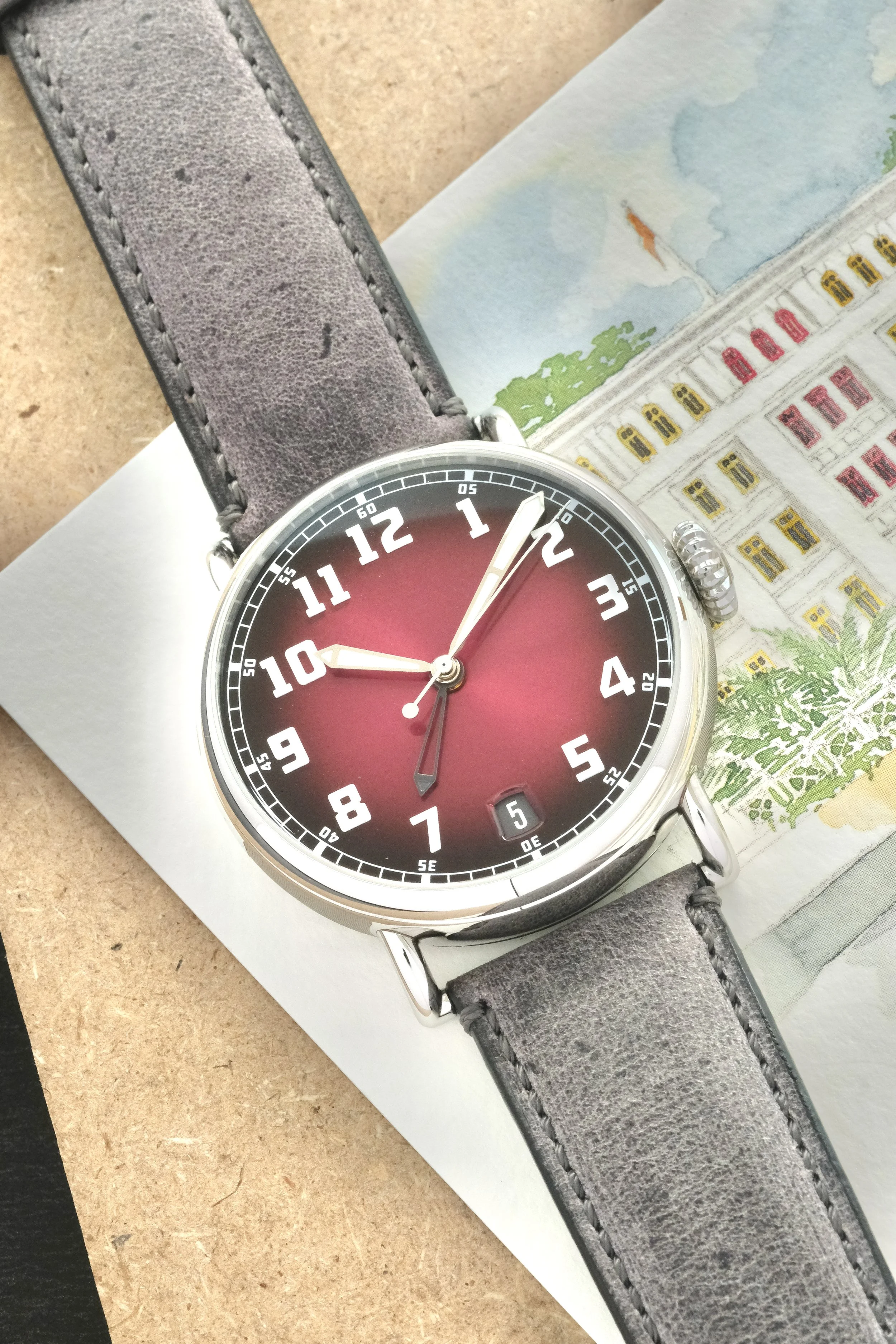 H. Moser & Cie 8809-1200 Heritage Dual Time