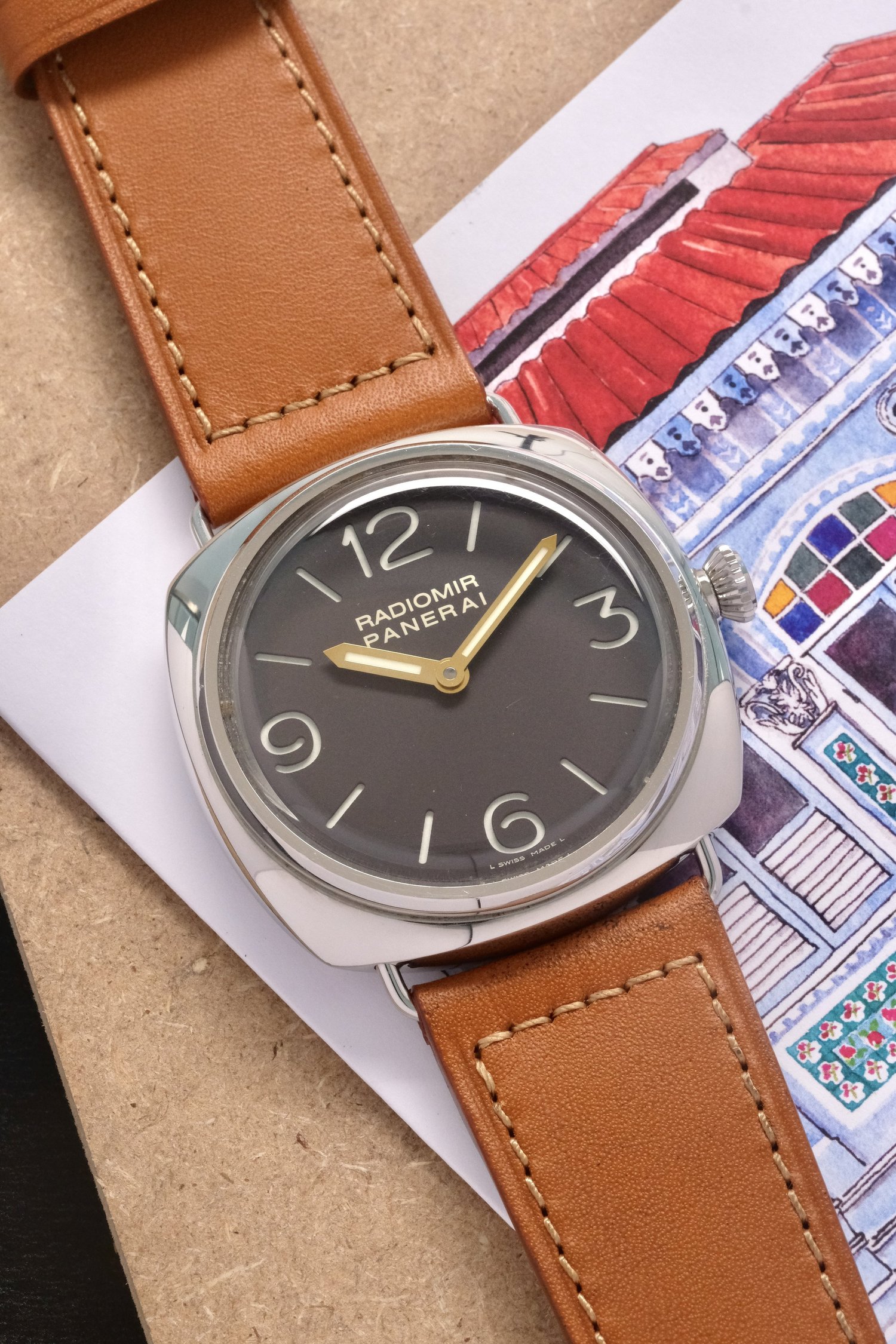 Strap Pam232 Panerai PAM232 Radiomir 1938 — THE TIME