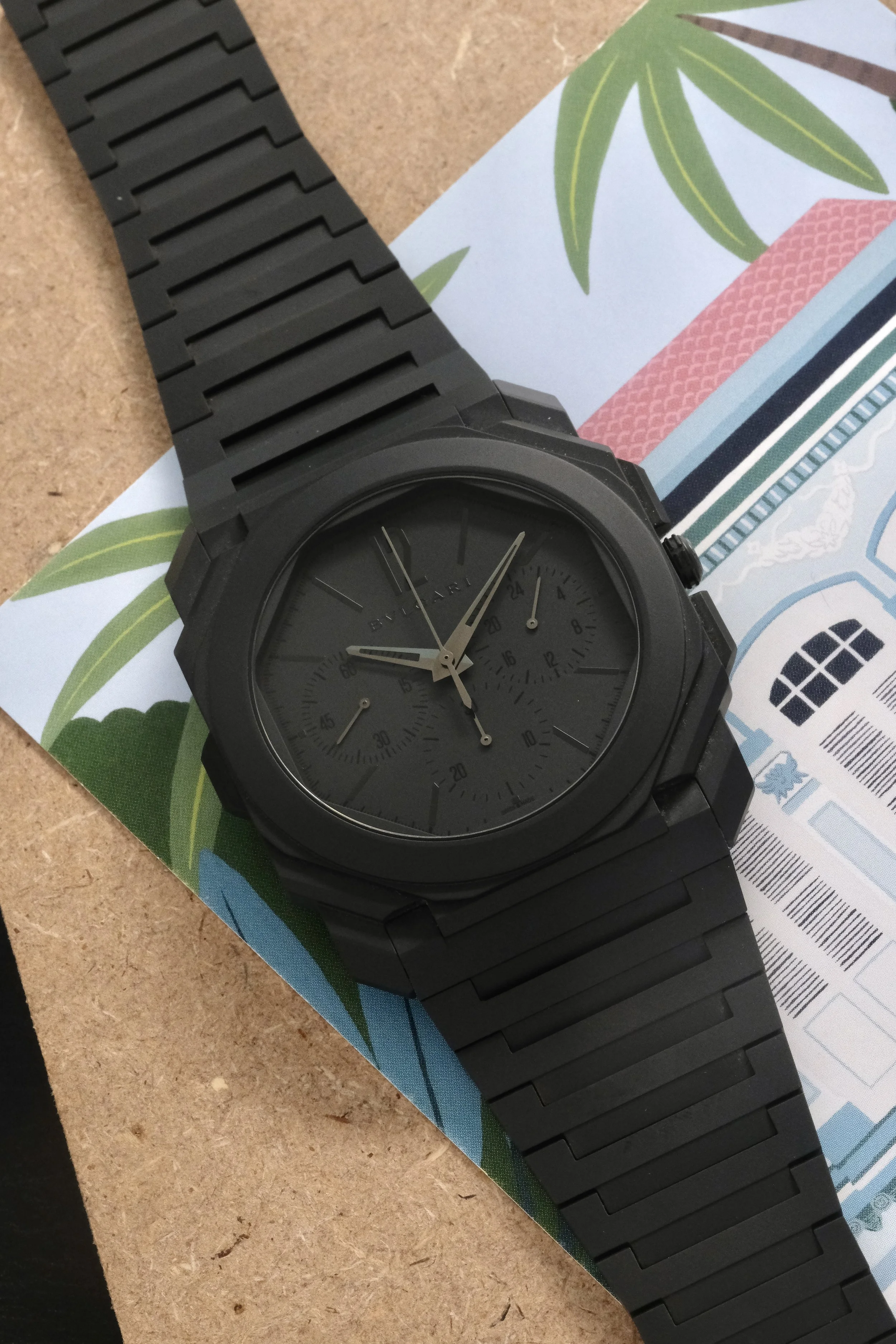 Bulgari 103278 Octo Finissimo Chronograph GMT Ceramic