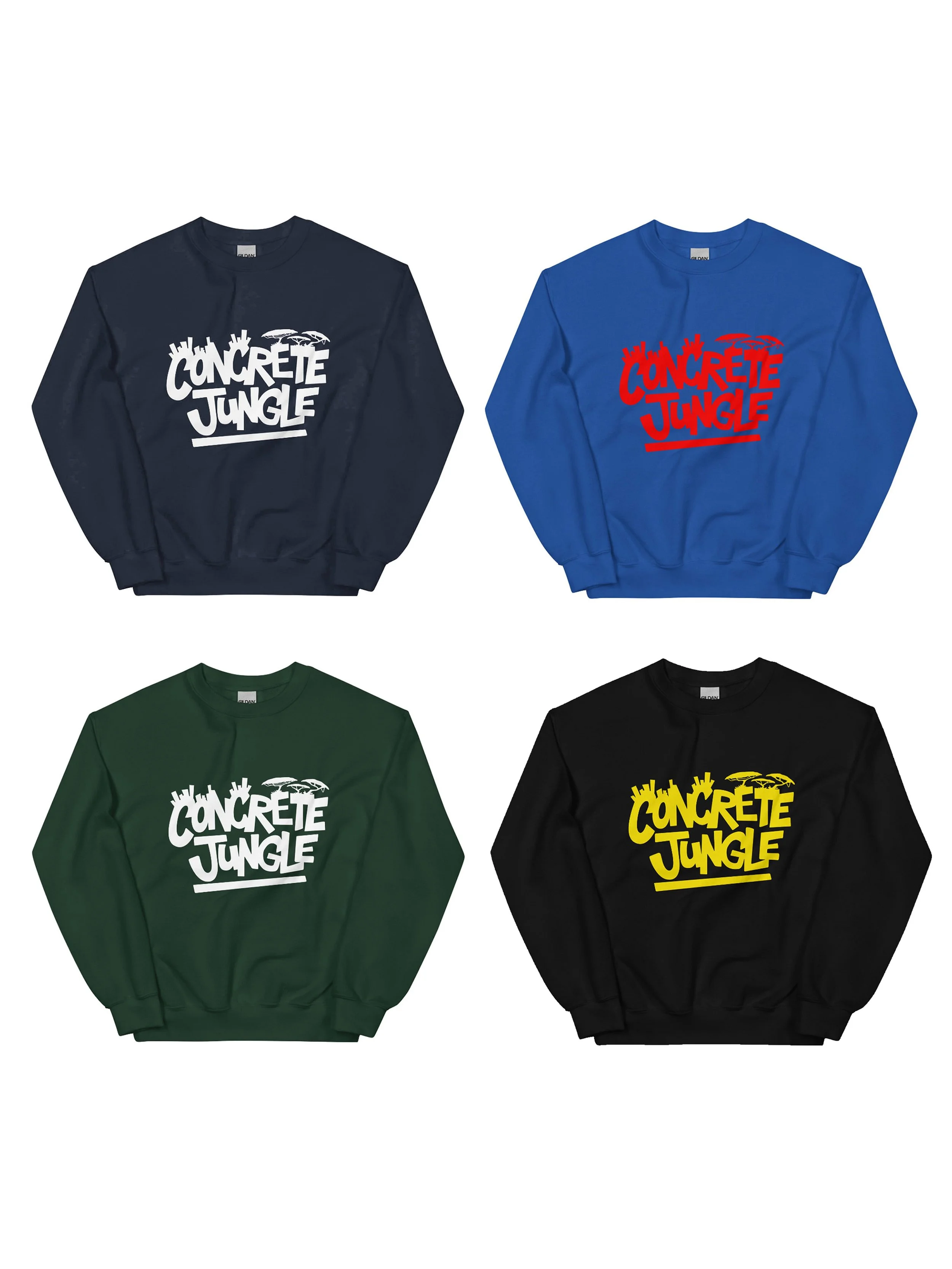 Concrete Jungle Logo Sweatshirt- NY Pack $45