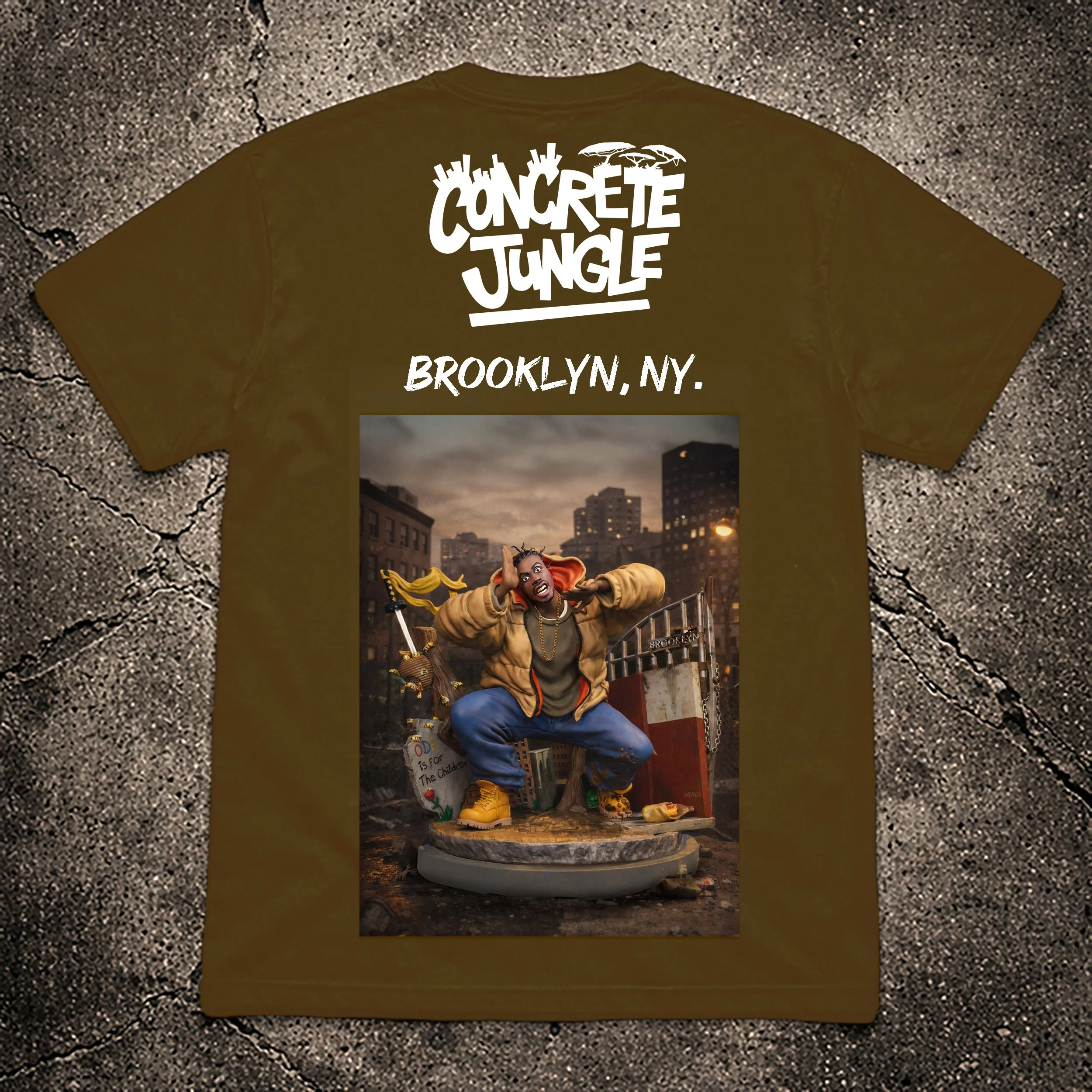 ODB x Concrete Jungle 10 Year Anniversary Shirt - 8/5 11 am est