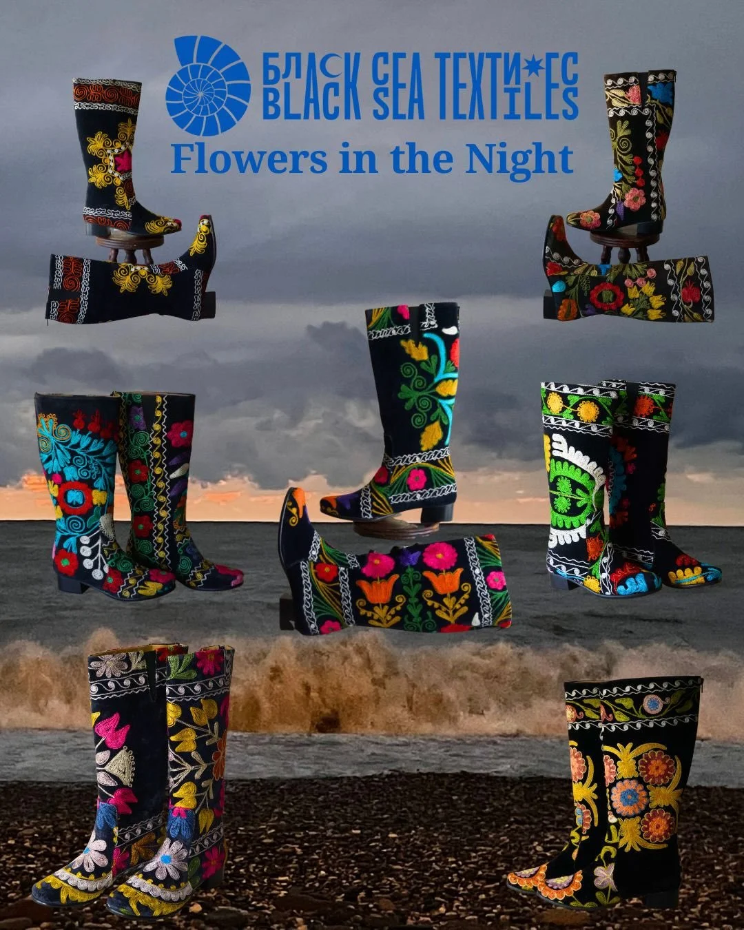 These are a few of my favorite things 🌹 

Beautiful one of a kind, handmade Suzani boots&hellip; each pair is made with hand embroidered black velvet and lambskin leather. There is only one of each pair of boots, so the sizes are extremely limited. 