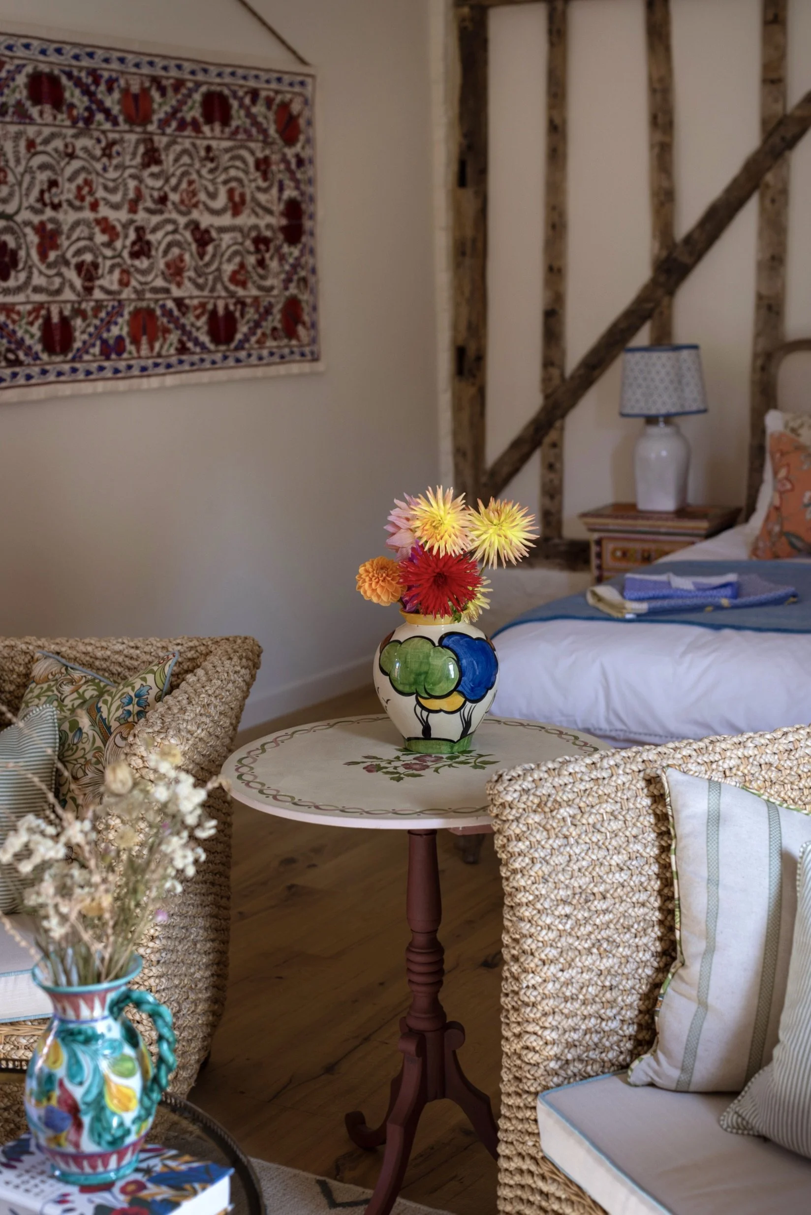 Flowers in luxury suite at Husk Thorington
