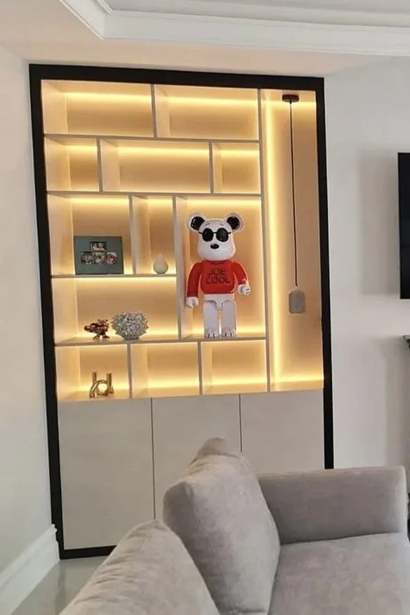 Backlit Display Shelving