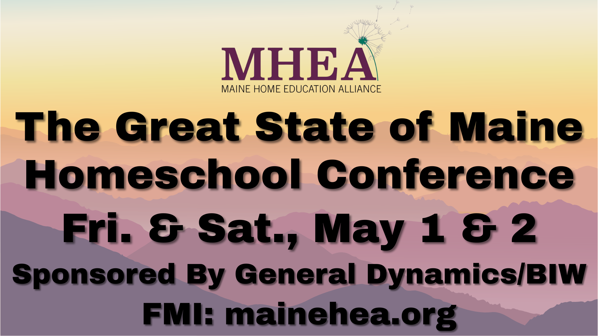 2026 The Great State of Maine Homeschool Conference