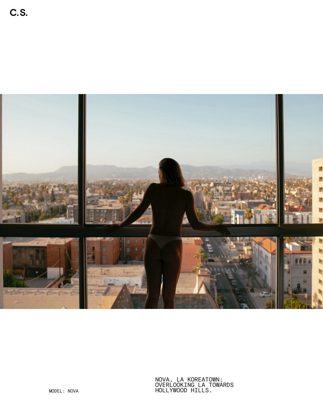 Nova photographed in Koreatown, LA, overlooking the city towards Hollywood Hills.

@sundaygurll 

#lavibes #modelportrait #cyrilschirmbeckstudio #losangeles #hollywoodhills #cityscape