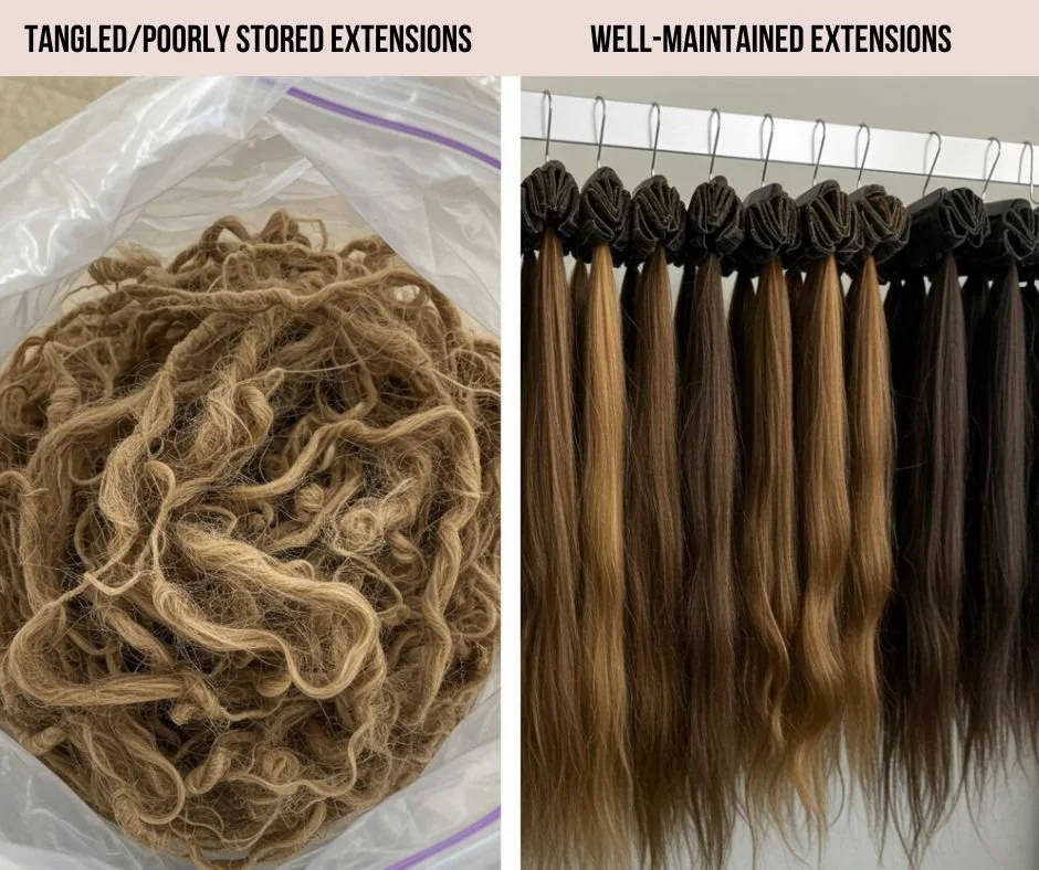 How To Put In Clip-In Hair Extensions — The Glam House Brand | Salons