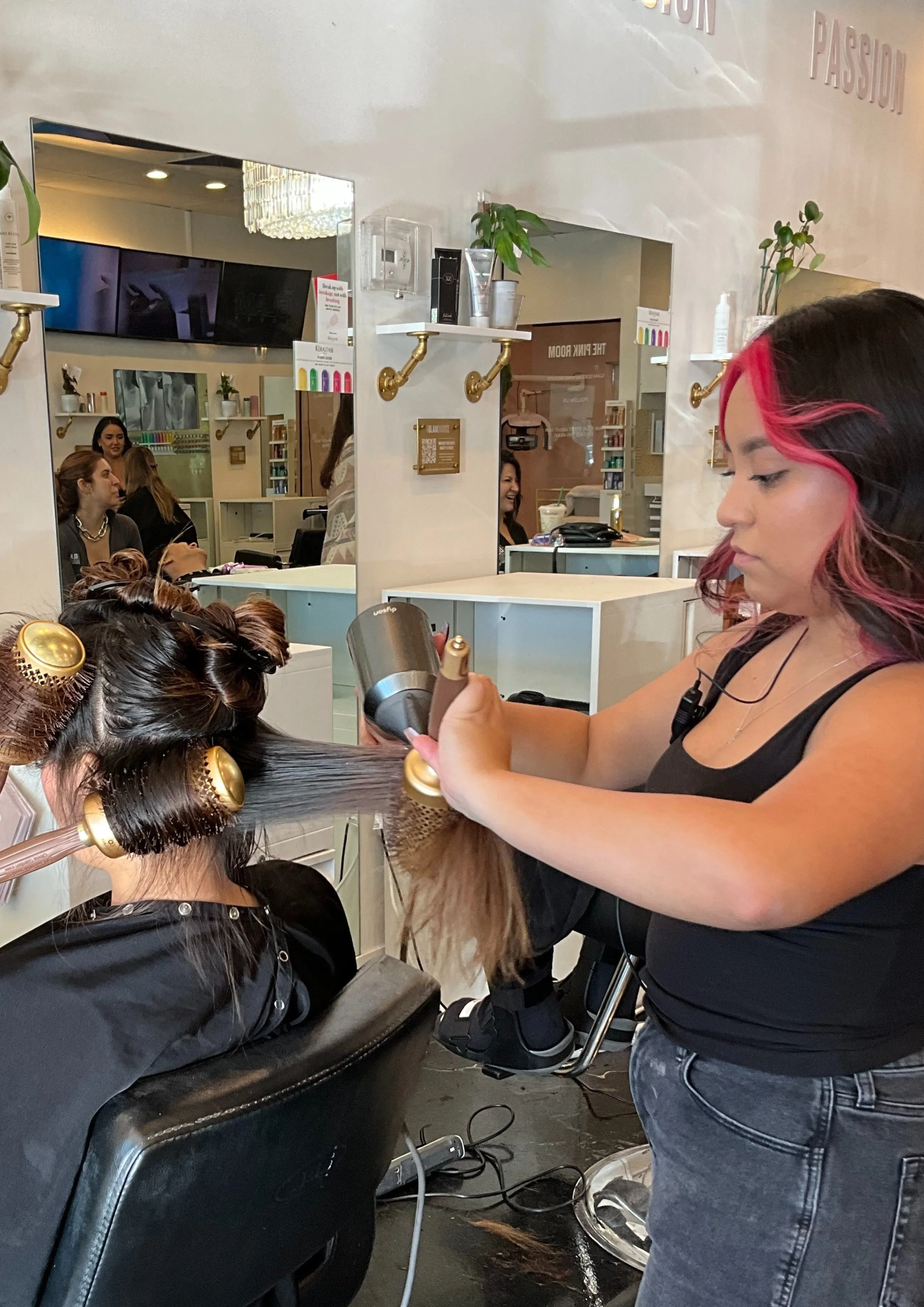 Techniques coloring hair