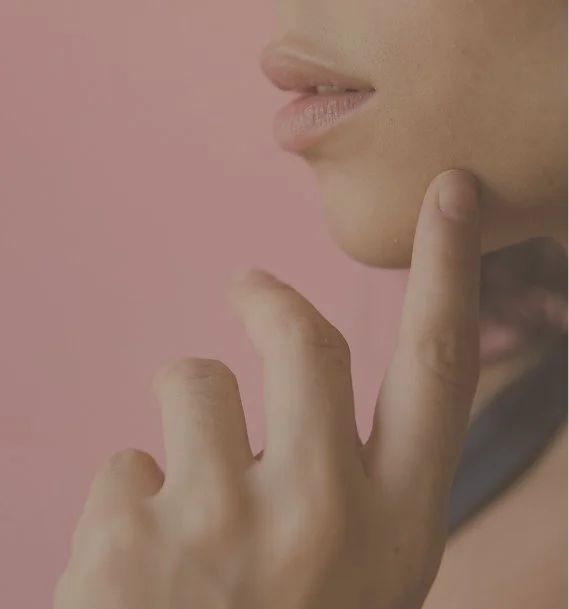 Under chin