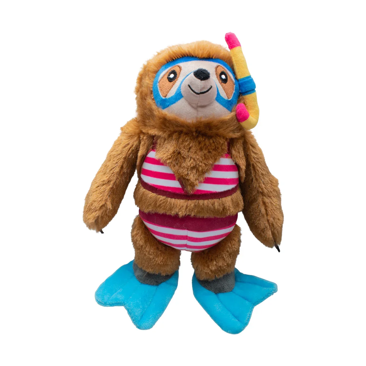 Fringe Studio Swimmin With The Fishes ocean themed squeaky plush crinkle dog toy available at Hund and Shore
