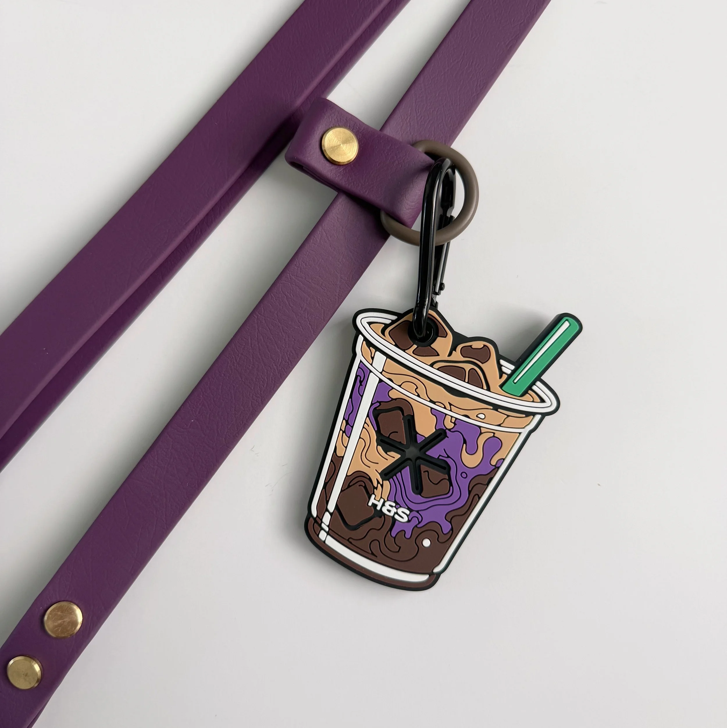 Shore Loop Poop Bag Carrier | Iced Ube Latte