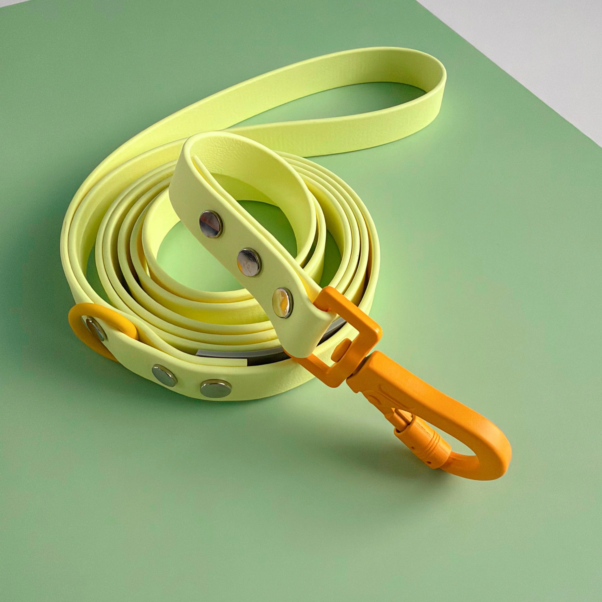 Pastel Yellow Dog Leash