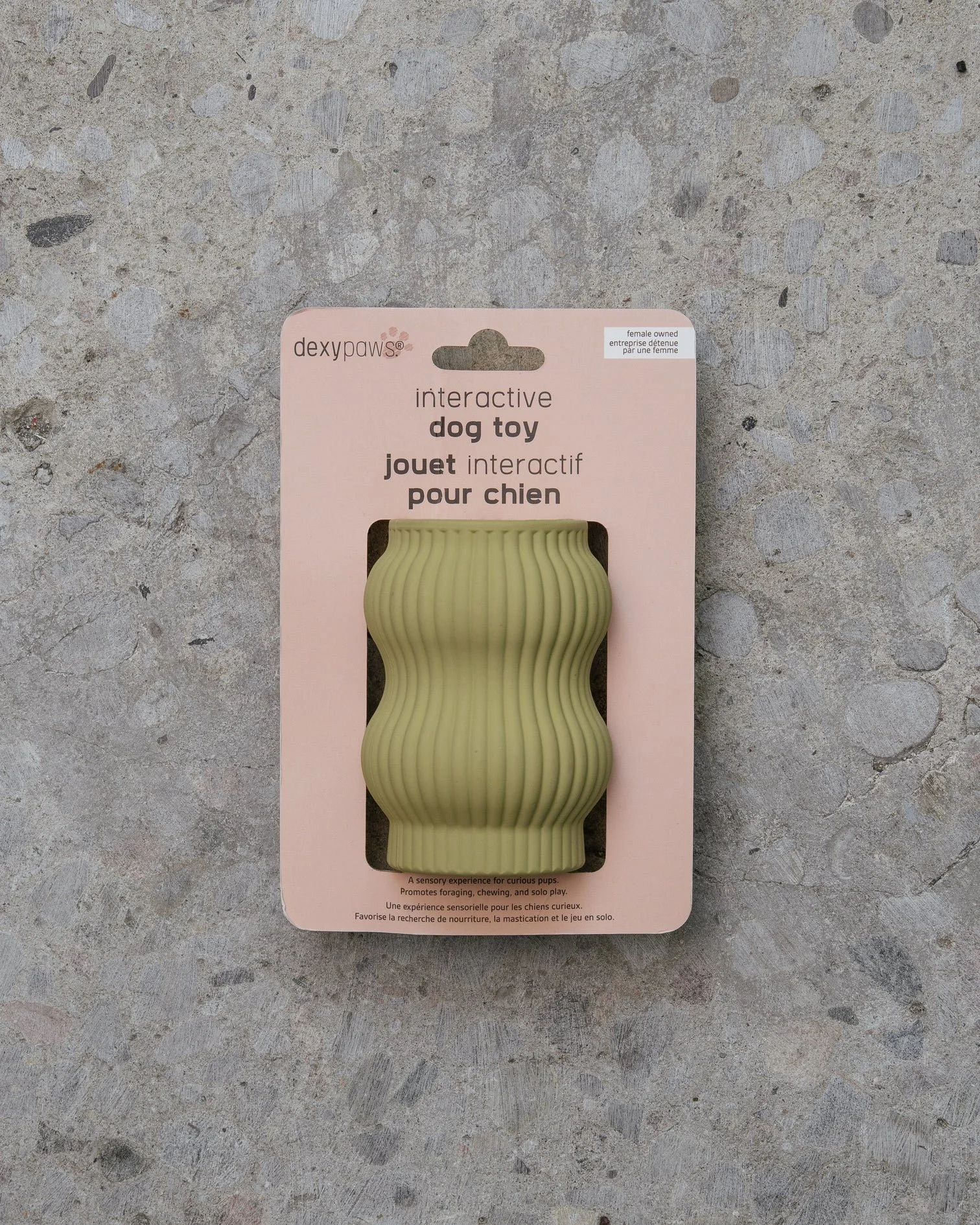 JADE GREEN AGRESSIVE TEETHING / TREAT DISPENSING TOY