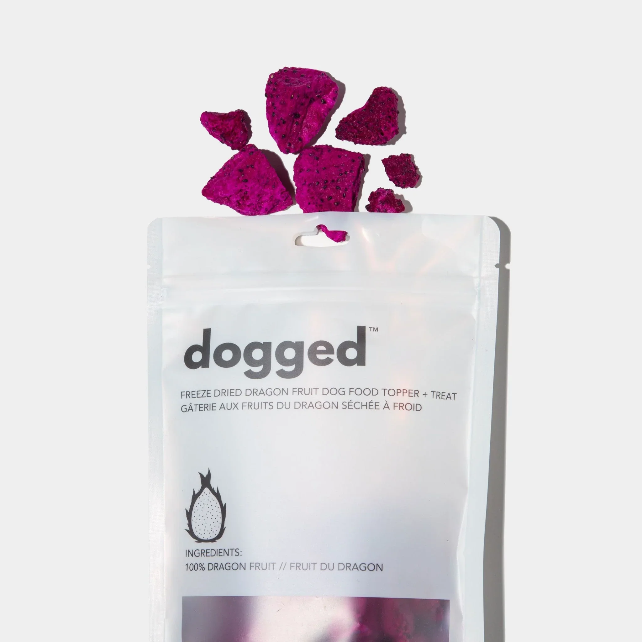 FREEZE DRIED DRAGON FRUIT FOOD TOPPER + TREAT