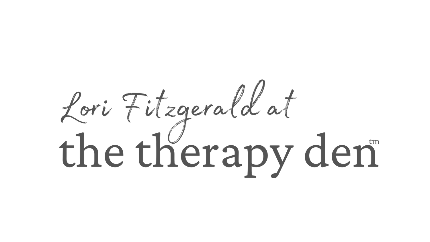 Lori Fitzgerald | The Therapy Den