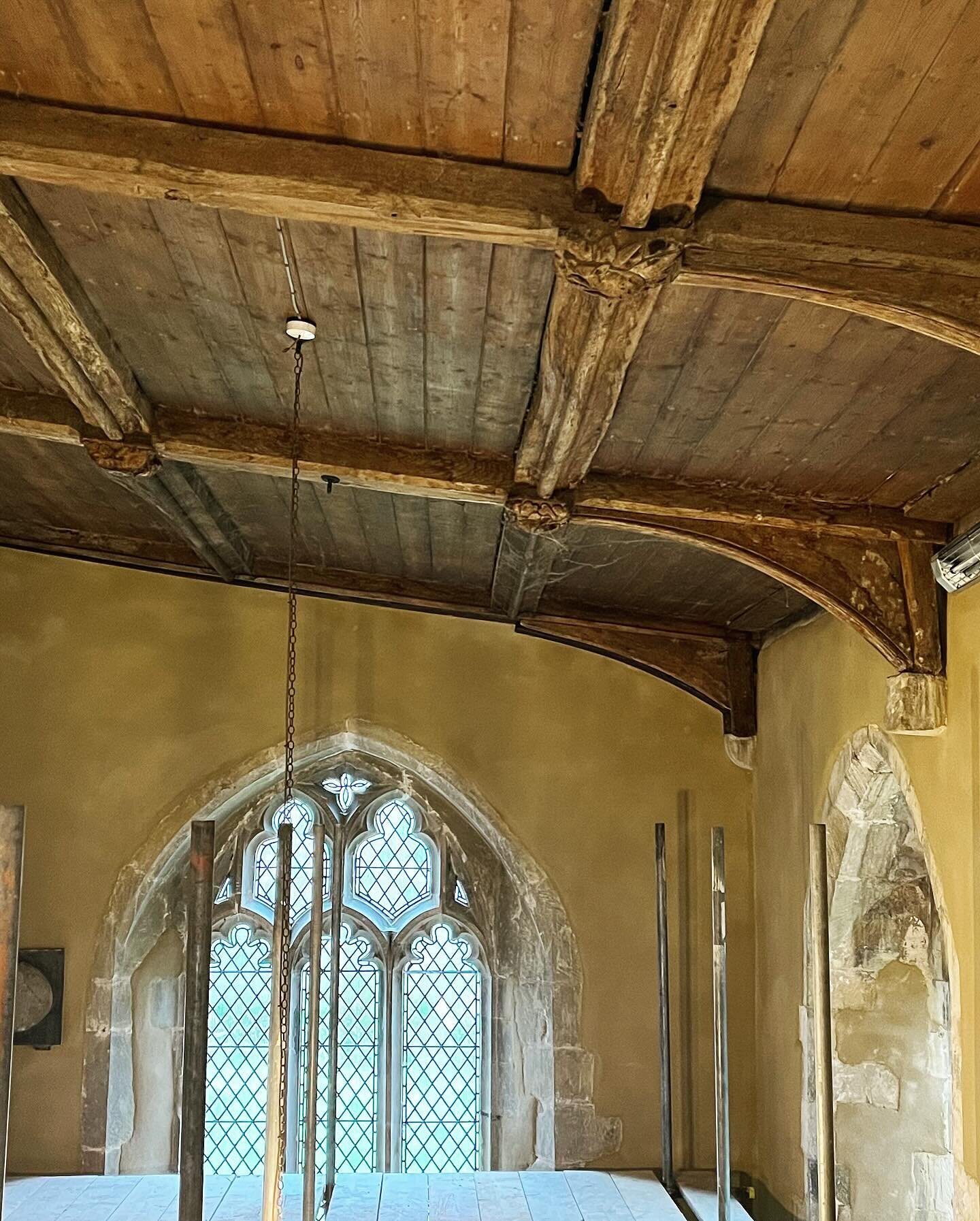 All Saints Church: Grade 1 listed Church with medieval ceiling to the north aisle and replacement of cement render with lime render to the internal walls
 #architecture #churchconservation #historicbuildings #churcharchitecture #paulstevensarchitectu