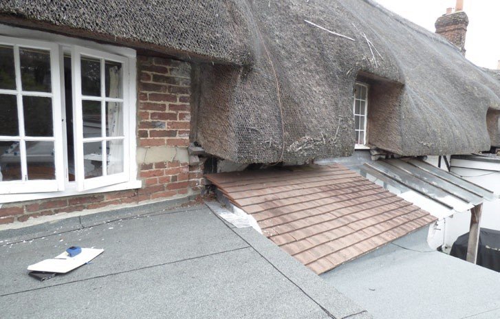 Roof before