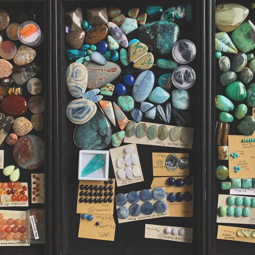 Organizing Your Stones + Studio