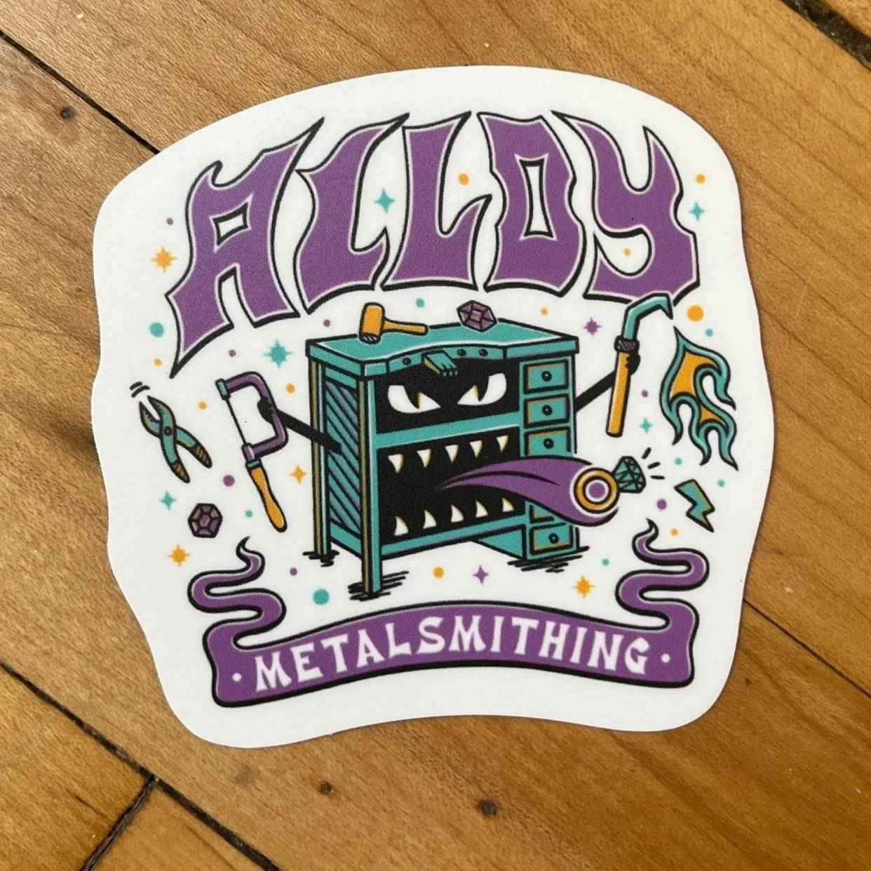 Bench Monster Sticker